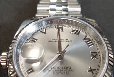 rolex serial number or5j2001|rolex serial number inside bezel.